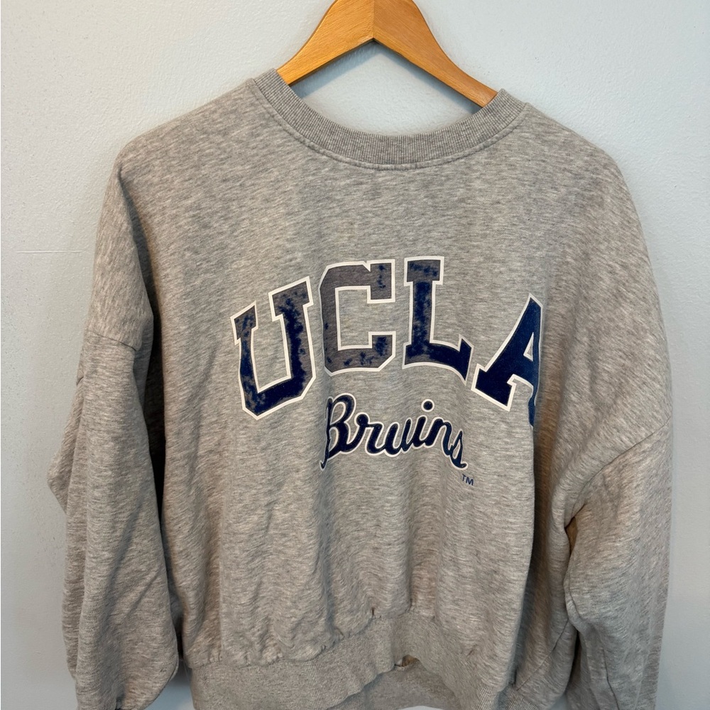 Bruins Women's Gray Crewneck Sweatshirt, Size XL